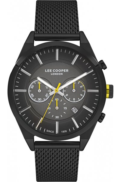 Lee Cooper Ceas de modă pentru bărbați LC07285.650 — negru.