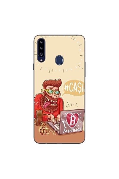 OEM Калъф, съвместим със Samsung Galaxy A20S, силиконов гел TPU, модел BTC Mi...