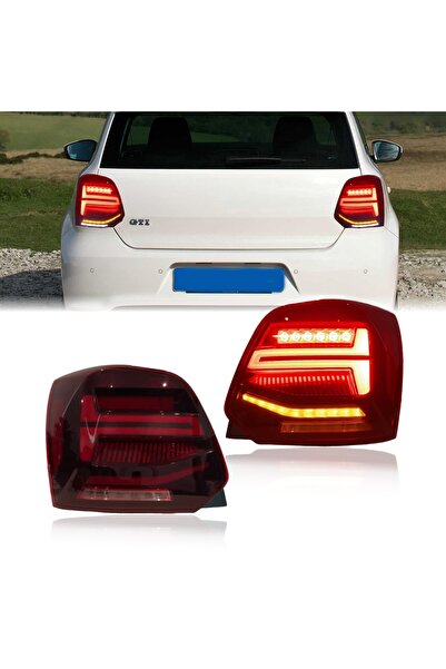 X POWER TUNİNG VW POLO 6R 2009.2014 KIRMIZI AUDİ DİZAYN ARKA STOP LAMBASI