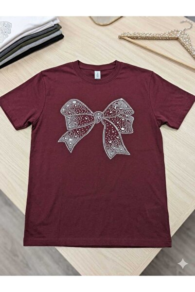 KOZİA OUTDOORS Women's Wide-Fit Bow-Tie Stone-Printed Oversized Look with a S...