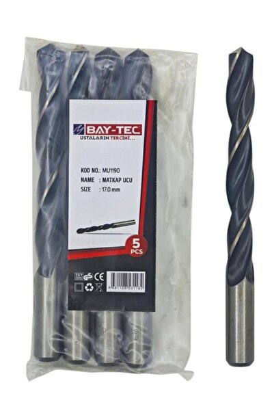 BAY-TEC MU1190 Hss Matkap Ucu Siyah-Beyaz 17 mm