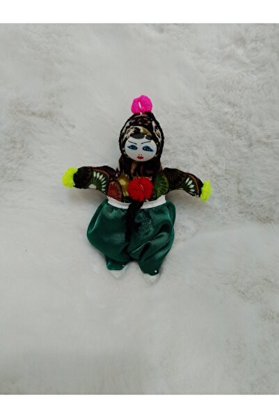 ŞAHMERDANOĞLU Ancient Soul of Anatolia: 15 cm Handmade Traditional Cloth Doll...