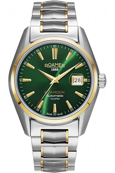 Roamer Ceas bărbătesc 210665 47 75 20 — verde, clasic, potrivit pentru înot