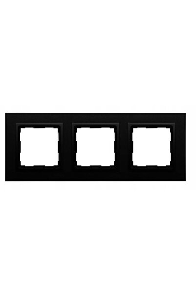 Kos VENA2 Ramă triplă din plastic lăcuit (vopsit) negru mat 520983