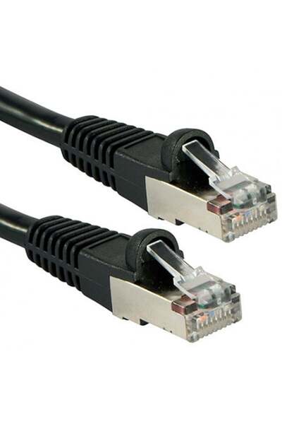LİNDY Cablu patch Cat6A S/FTP PIMF LSZH negru 15m