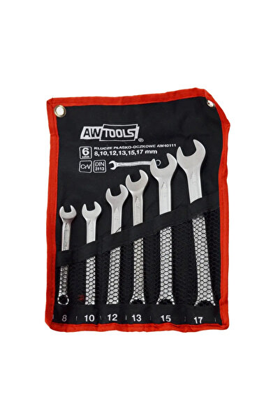 AwTools SET CHEI COMBINATE 6 buc. 8/10/12/13/15/17mm