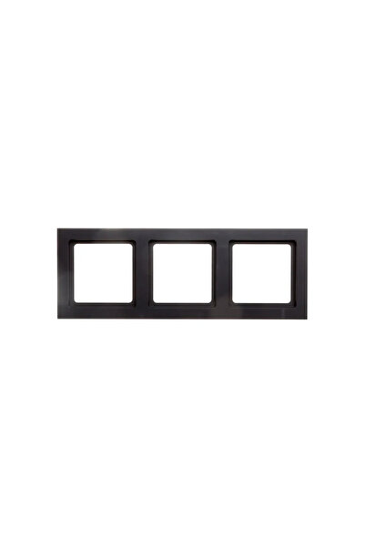 hager Berker Cadru triplu Q.3 catifea antracit (10136096)