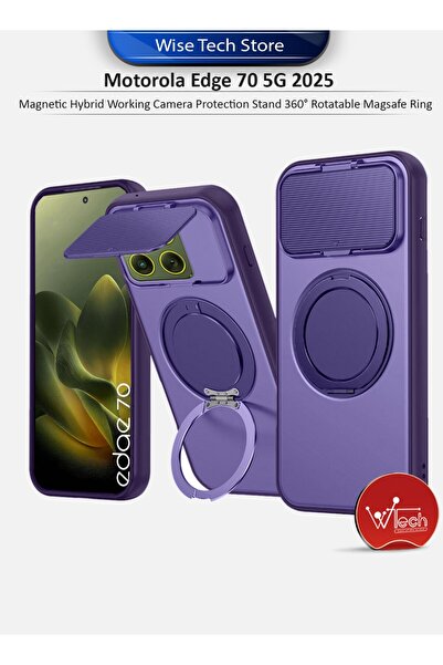 Wtech Motorola Edge 70 5G 2025 Magnetic Hybrid Working Camera Protection Stan...