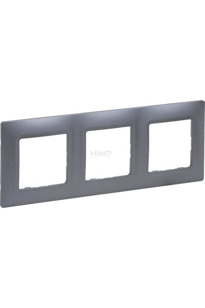 Legrand Cadru de selecție Niloe triplu din oțel 762053