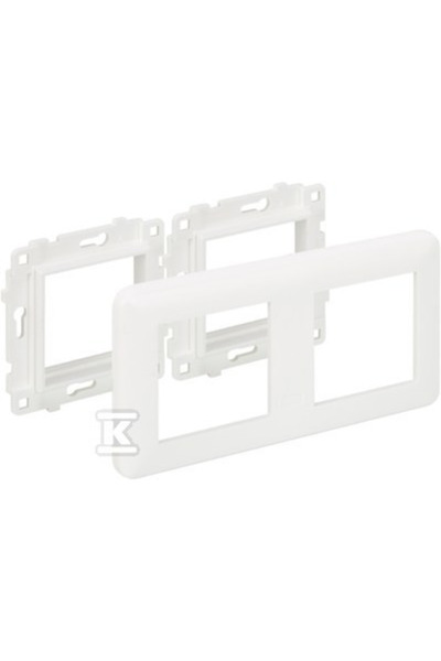 Kontakt-Simon Simon Connect Cadru Dublu K45 Alb pur KR445/9