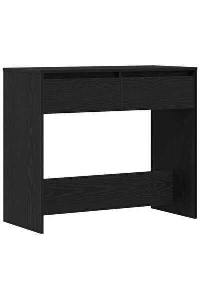 vidaxl Consolă Stejar negru 89x41x76,5 cm Lemn prelucrat