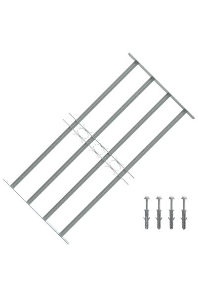 vidaxl Grilaj de securitate pentru fereastră cu 4 bare transversale 700-1050 mm