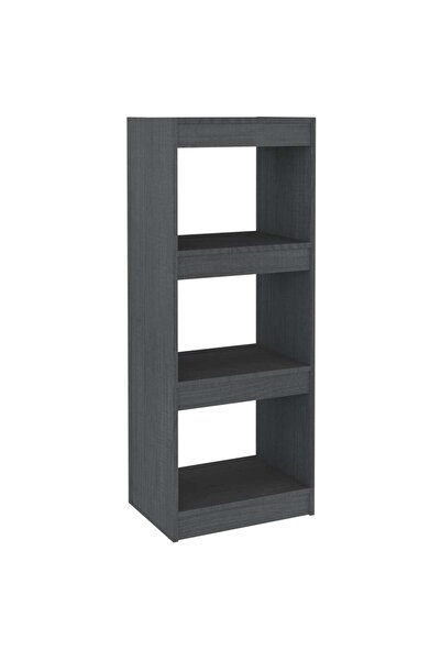 vidaxl Bibliotecă/Separator cameră gri 40x30x103,5 cm lemn masiv pin
