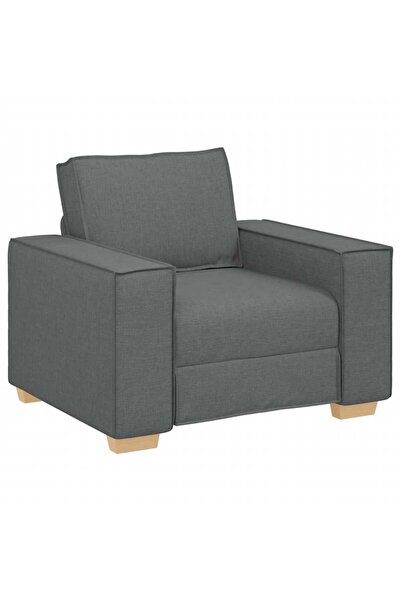 vidaxl Canapea fotoliu gri închis, 100x78x84 cm, material textil