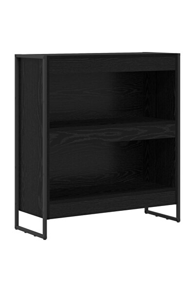 vidaxl Dulap pentru cărți Stejar Negru 80 x 30 x 155 cm Lemn compozit