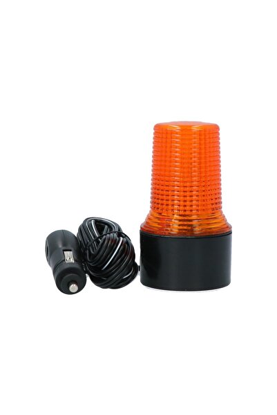 Carpoint Girofar auto 12V 500W orange cu bec Xenon , magnetic 10x4,5/6 cm