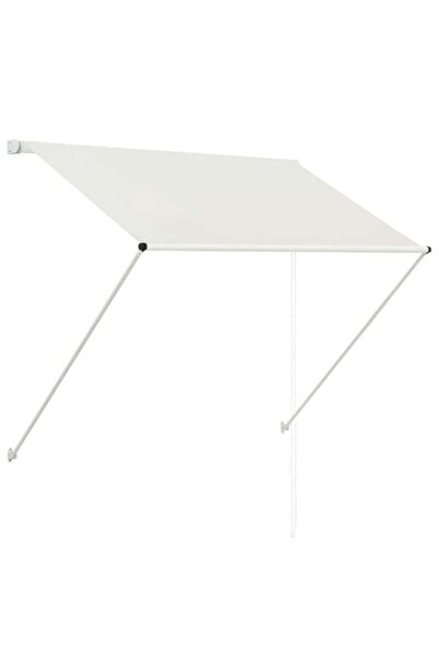 vidaxl Copertină retractabilă, crem, 100 x 150 cm