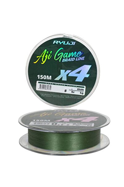 RYUJI Aji Game 4x 150m Dark Green LRF İp Misina