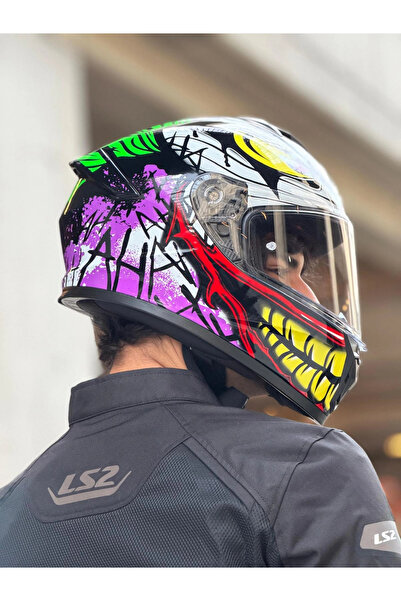 Givi 50.X JOKE SİYAH KASK (ŞEFFAF VİZÖR)