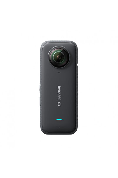 Insta360 Cameră de acțiune X3 5.7K 360, Rezistentă la apă 10m, Negru