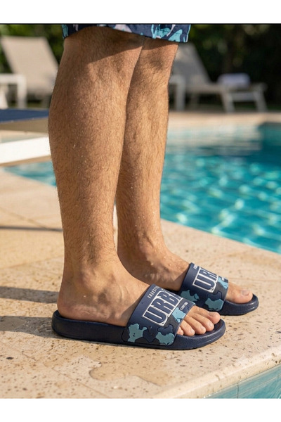 KOÇBAY Gezer Patterned Beach Pool Garden Sea Daily Men's Slippers