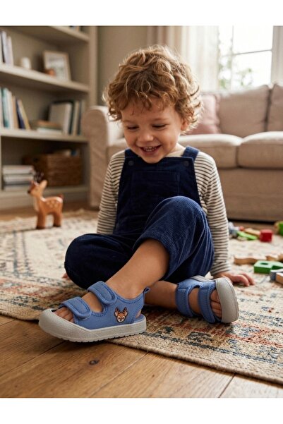 BUCKHEAD unisex çocuk ultra hafif kot sandalet , flex foam taban , kaymaz taban