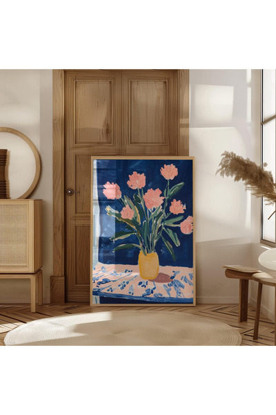 Tuba Decor Еднокомпонентна картина с дървена рамка