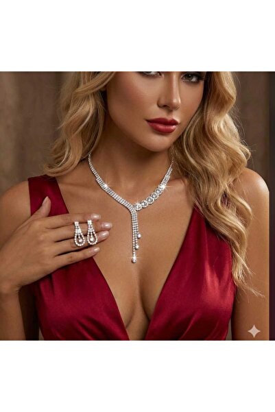 shop طقم قلادة بتصميم فاخر