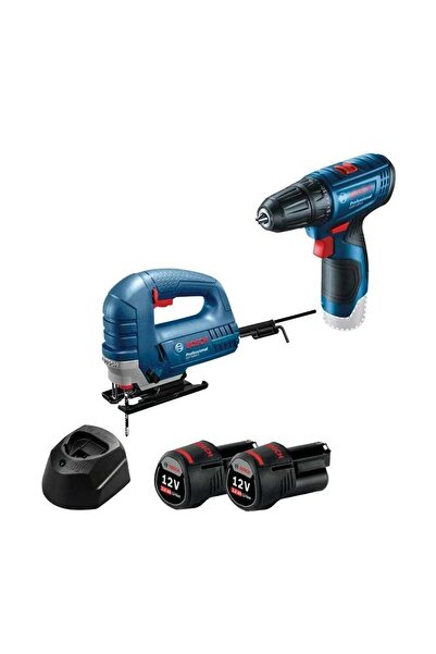 Bosch GST 8000 E+GSR 120 LI Dekupaj ve Akülü Vidalama Seti 0615990M8N