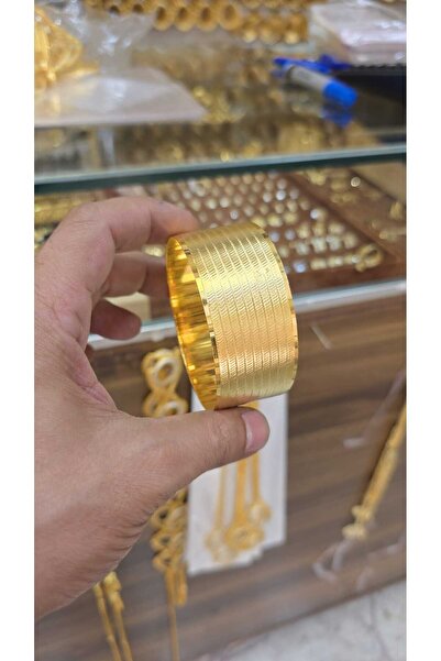 barisiva gold 22 AYAR ALTIN KAPLAMA 3 CM ENİNDE KALEMLİ BİLEZİK 1 ADET FİYATI...