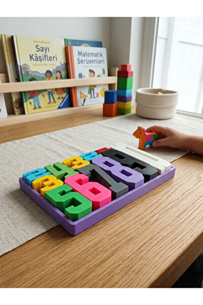 JCStudyo Montessori Matematik Eğitici Toplama Öğreten Sayı Blokları