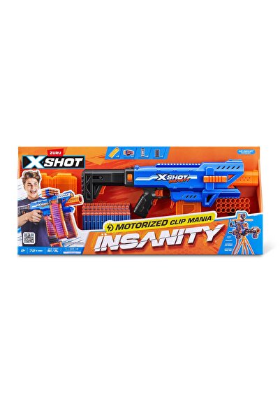 X-Shot 1 модел, arma de jucarie, Insanity Clip Mania, 24 proiectile