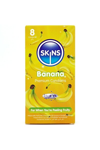 Skins BANANA ΠΡΕΜΙΟΥΜ ΠΡΟΦΥΛΑΚΤΙΚΑ ΣΥΣΚΕΥΑΣΙΑ 8 ΤΕΜΑΧΙΩΝ