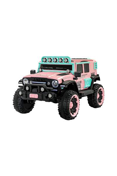 Tradesor Παιδικό ηλεκτρικό αυτοκίνητο Jeep - YH-031 - 101153 - Ροζ