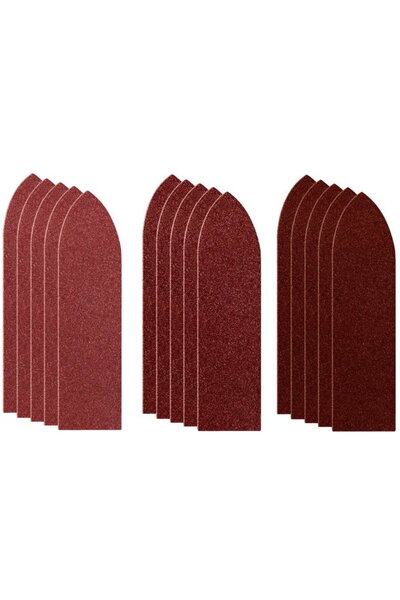 SKIL Red Set 15 hartii Velctro triunghiulare, 87x32 mm, granulatii 60, 120 si...