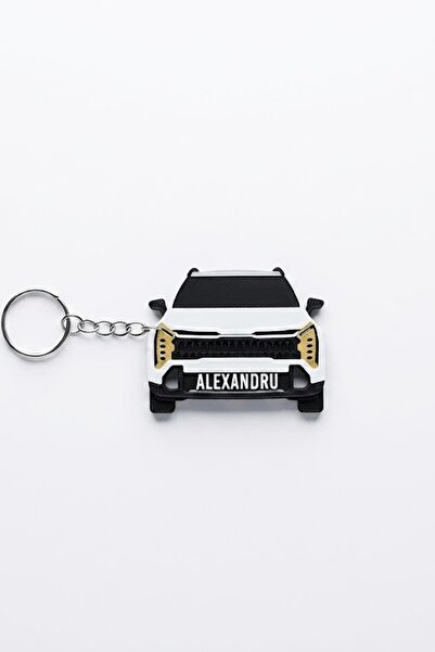 ChillOutlet Breloc Kia Sportage 5 personalizat cu prenumele Alexandru 6,5x5cm