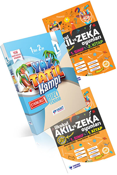 Yanıt Yayınları 1. Sınıf Yaz Tatil Kampı + Pat Akıl ve Zeka Oyunları Seti