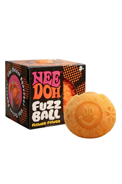 Needoh FUZZ BALL FLOWER POWER-(Orange)