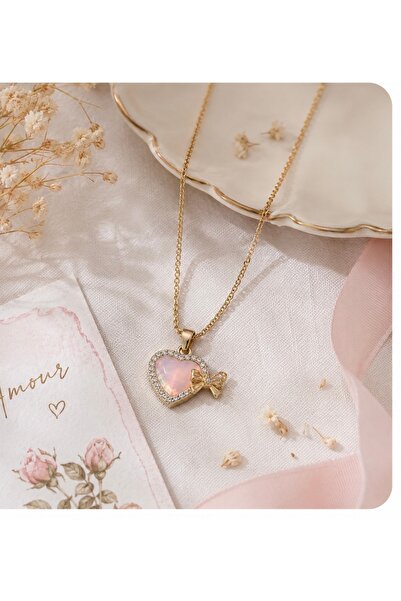 Generic Brand Necklace with Bow Detail Minimal