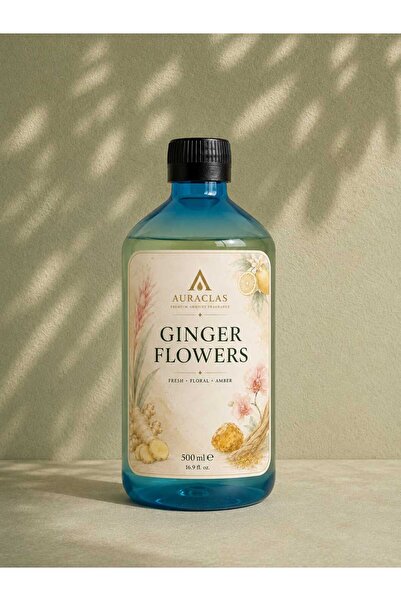 Ginger Flowers 500 ML Ortam Kokusu Esansı | Koku Makinesi Esansı – Kalıcı ve Çiçeksi Koku