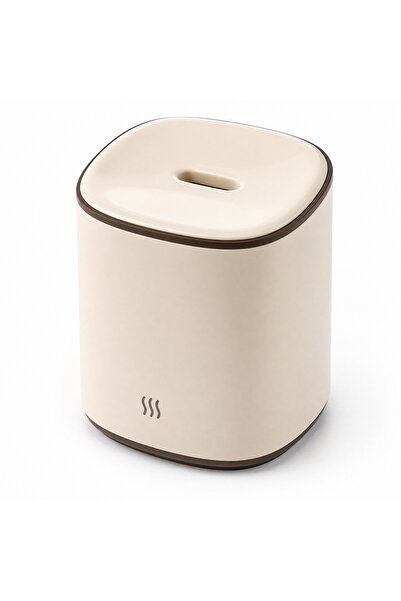Generic Portable Cylindrical Aromatherapy Humidifier and Diffuser in Beige Color