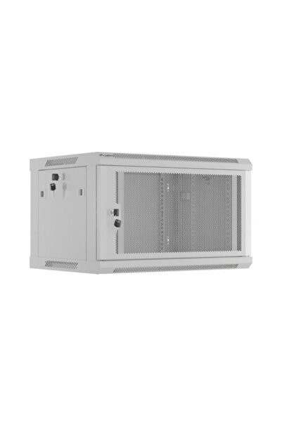 Lanberg 19-Inch 6U Wall-Mount Rack Cabinet 600x450 mm, Perforated Door, Gray