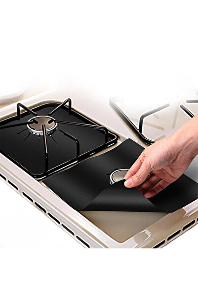 Vivendo Set 4 folii detasabile de protectie pentru aragaz, usor de spalat, di...