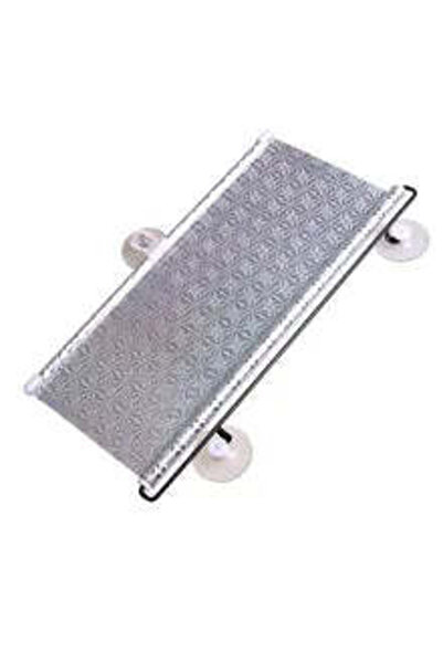 Vivendo Parasolar auto cu ventuze, retractabil, negru, pentru parbriz sau gea...