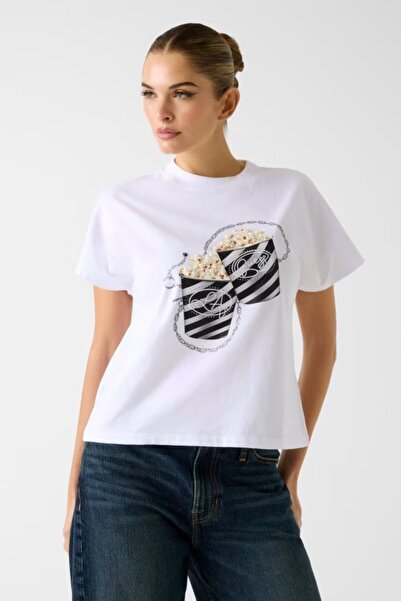 Guess Tricou alb pentru femei