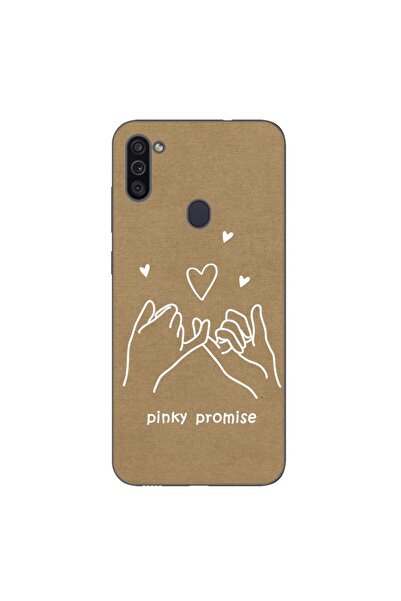 OEM Husa compatibila cu Samsung Galaxy A11 Silicon Gel Tpu Model BFF Pinky Pr...