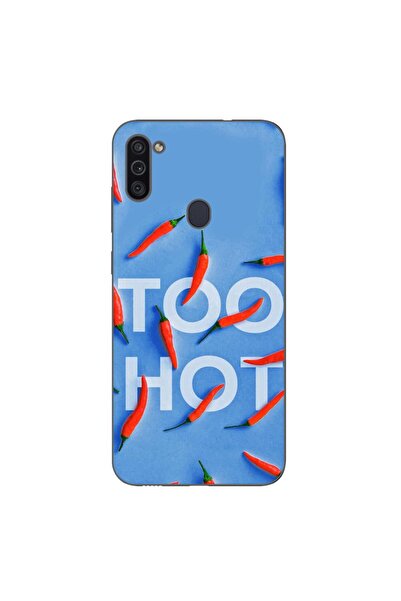 OEM Husa compatibila cu Samsung Galaxy A11 Silicon Gel Tpu Model Mesaj Too Hot