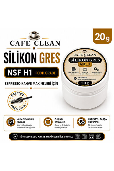 Cafe clean Espresso Kahve Makinesi Gıda Onaylı Silikon Gres Yağı - Nsf H1 Ulu...