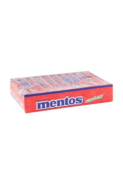 Mentos Jumbo Strawberry 20g x 8