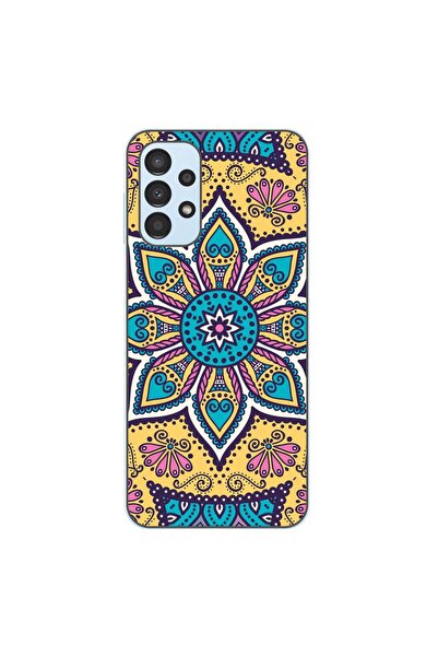 OEM Калъф, съвместим със Samsung Galaxy A13 4G, силиконов гел TPU, с десен Ма...